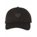 Black Heart Low Profile Dad Hat Baseball Cap  Many Styles  eb-04533135